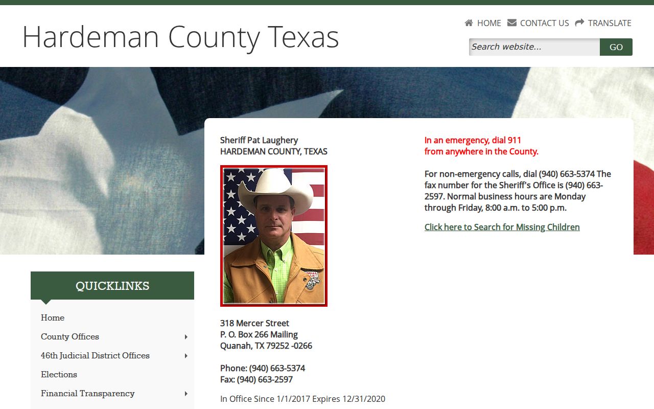 Hardeman County active warrant records: official sheriff and jail contact page